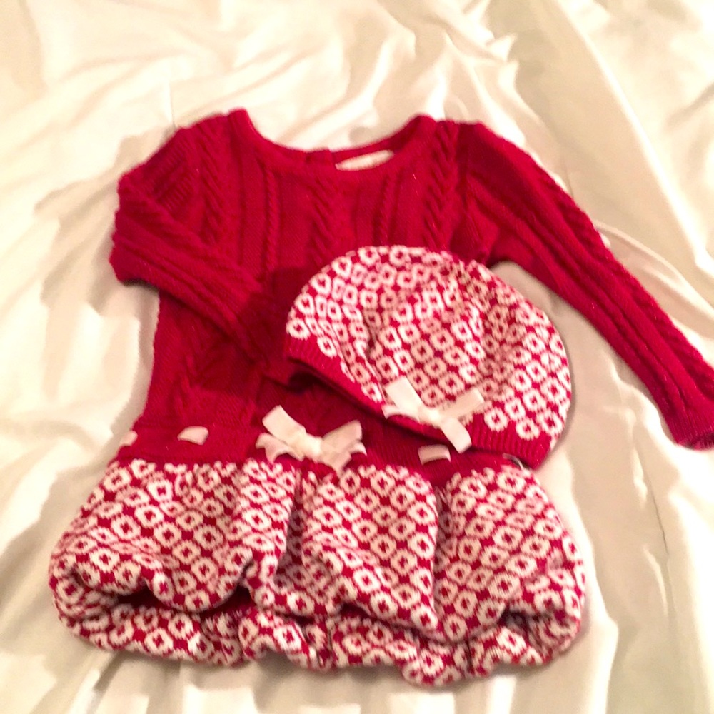 Maggie&Zoe Knit dress and hat